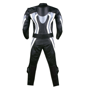 Combinaison de course en cuir pour moto, en cuir de vachette, respirante, imperméable, avec logo personnalisé, personnalisable, combinaison professionnelle pour motards - Product Image 3