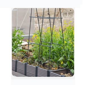กระถางปลูกพืชแบบยกพื้นพร้อมโครงตาข่ายสำหรับพืชเลื้อย - Product Image 1