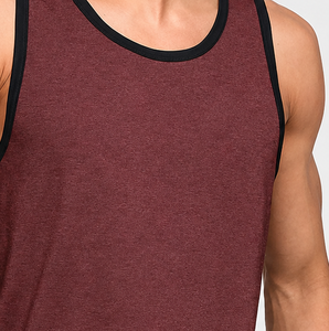 Custom <b>Men</b> Stringer Tank Tops Sleeveless Workout <b>Singlets</b> Breathable Gym Training Apparel OEM Supplier Premium Stringer <b>Singlet</b> - Product Image 3