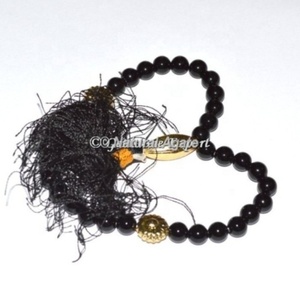 ขายส่งธรรมชาติที่กำหนดเองอัญมณีสีดำนิล33ลูกปัด Tasbih - Product Image 2