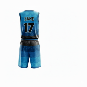 Hot Selling Custom Sublimation Reversible Basketball Jersey Set Quick Dry Polyester Basketball Uniform with Custom Name Number L - Product Image 3