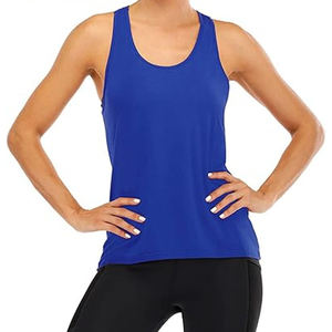 Proveedor Mayorista de Camisetas de Punto Blancas para Mujer, Cuello Redondo, Casual, Transpirable, Largo Regular, Color Sólido, Poliéster, Sin Mangas - Product Image 4