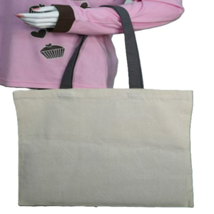 Wholesale Organic Cotton Fashion Tote <b>Bag</b> Button Zipper Closure <b>Medium</b> <b>Size</b> Eco-Friendly Promotional Shopping <b>Bag</b> Customizable - Product Image 6