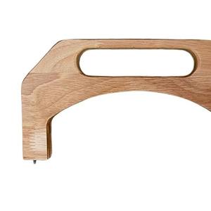 Poignée en bois écologique pour sacs, artisanat en bambou et en bois fait main pour cadeaux et loisirs créatifs, sac à vêtements indien - Product Image 2
