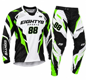 ชุดเสื้อและกางเกงแข่งรถวิบากแบบมืออาชีพ พิมพ์ลายตามสั่ง สำหรับรถวิบาก MX Enduro แห้งเร็ว ใช้ได้ทุกฤดู - Product Image 1