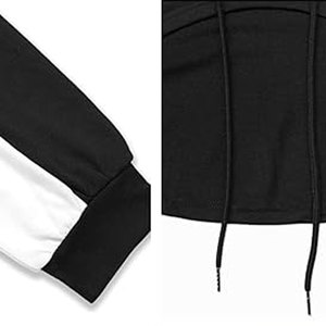 Sudadera con Capucha Casual de Invierno para Mujer, Personalizada OEM, Color Sólido, Transpirable, Antipilling, Corte Recortado, con Impresión de Logotipo Personalizado, MOQ Bajo - Product Image 5