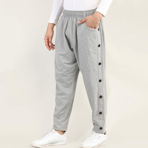 Pantalon de jogging unisexe RICSA en coton jaune uni avec cordon de serrage, respirant, séchage rapide, color-block, gaufré, pour e-sport - Product Image 3