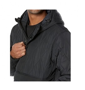 Chaqueta Anorak Plegable, Acolchada, Cortavientos, con Capucha Desmontable, Resistente al Agua, Tejido de Calidad, Chaqueta con Capucha - Product Image 3