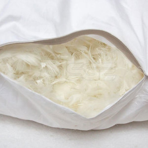 Oreiller moderne de haute qualité en duvet massif avec housse en coton biologique, écologique pour la maison et l'hôtellerie - Product Image 5