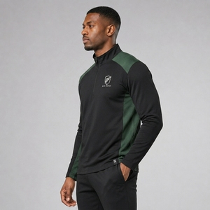 Premium Quality Sublimation Sports Half Zip <b>Jacket</b> <b>Men</b> Women Youth Quick Dry Stand Collar Team <b>Pullover</b> Reversible Front - Product Image 4