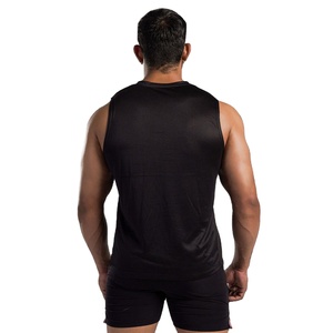 Débardeurs Homme Grande Taille de Haute Qualité, Respirants, Tricotés, Col Rond, Sans Manches, Dos Nageur, Vêtements de Sport en Mélange de Coton Personnalisables - Product Image 2