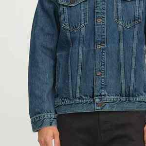 Veste en jean d'hiver pour homme de haute qualité, solide, foncée, respirante, à séchage rapide, 100% coton, style streetwear, plusieurs tailles disponibles - Product Image 3