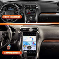 Autoradio Android 13 AuCar 14,4'' avec écran Tesla, navigation GPS, lecteur DVD multimédia pour Ford Explorer 2011-2019
