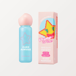 ลิปทินท์และทินท์แก้ม Flower Lip & Cheek Tint Elripit Monster Plump Lip Tint สี Sugar Rose สีเขียวมรกต และสีโรสโกลด์ บรรจุภัณฑ์พรีเมียมสำหรับผลิตภัณฑ์บำรุงผิว - Product Image 6