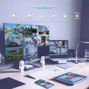 Kit de caméra de sécurité POE 4MP en gros avec vision nocturne couleur pour systèmes de surveillance - Product Image 2