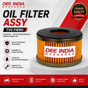 Ensemble de filtre à huile de moto pour TVS Fiero, couvercle de filtre à huile moteur, pièce de rechange OEM - Product Image 3