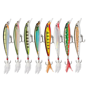 Señuelo de Pesca de Agua Salada, 80 mm, 7 g, ABS, Múltiples Colores, Cebo de Pesca, Señuelos de Pesca Flotantes para Lubina - Product Image 3