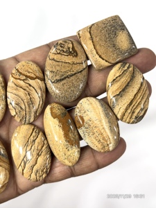 Cabujón de Jaspe Natural con Diseño de Imagen, Gema Suelta de Formas Mixtas 20-30mm, Venta al por Mayor RTS, Entrega Rápida - Product Image 4