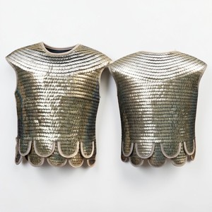 Camisa de Malla Medieval Clásica Hecha a Mano para Hombre, Túnica de Aluminio Plateado, Estilo Gótico, Disfraz de Cosplay - Product Image 1