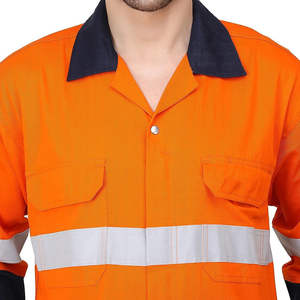 Uniforme de Trabajo de Seguridad Industrial de Alta Visibilidad BETTERGLOWAPPARELMFG Personalizado, Conjunto Unisex de Algodón Transpirable con Certificación CE - Product Image 4