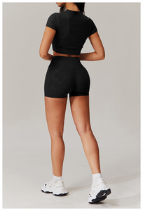 Ensemble de yoga 2 pièces de haute qualité pour femmes, vêtements de sport, de course, d'entraînement, de fitness, de compression - Product Image 3