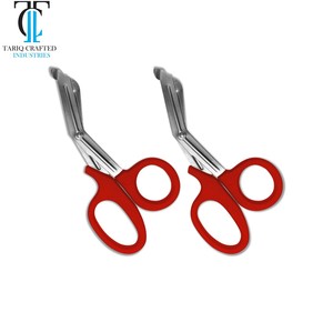 Ciseaux infirmiers professionnels en acier inoxydable, ciseaux à pansements de premiers secours, ciseaux à traumatisme, instruments chirurgicaux médicaux certifiés CE - Product Image 2
