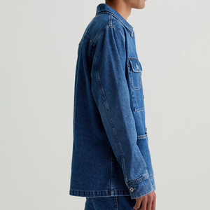 Wholesale Men Classic <b>Chore</b> <b>Jacket</b> Casual Denim <b>Jackets</b> Breathable Fashion Premium Quality Cotton Denim <b>Jacket</b> - Product Image 5