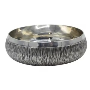 Modern Metal Chocolate Bowl Antique Finished Candy Serving Bowl Dessert Dish Kitchen Dining Table Decor - Product Image 4