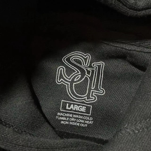 Sudaderas con Capucha Method Winter Front Logo SDL para Hombre, 100% Algodón, Sudaderas Personalizadas Transpirables Estilo Hip Hop con Logotipo Rojo Tejido e Impreso - Product Image 5