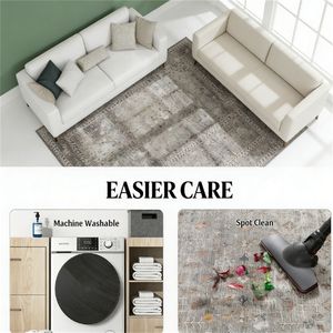 Tappeti e Set di Tappeti Pieghevoli Marrone Scuro per Copertura Pavimenti, Facili da Installare - Product Image 2