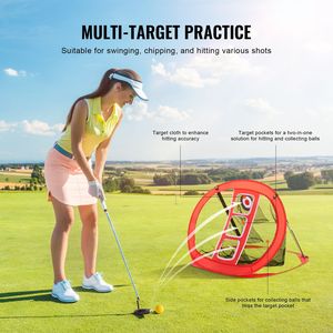 Red de Práctica de Golf Portátil Plegable para Interiores y Exteriores con Bolsa de Transporte para Ayuda en el Golpeo y Práctica de Tiro al Blanco - Product Image 3