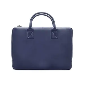 CHASE PLUS Porte-documents pour ordinateur portable en cuir de qualité supérieure Regalia Blue-Bristol - Product Image 1