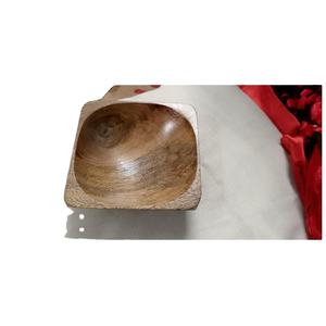 ชามไม้ธรรมชาติเคลือบเงาแบบอินเดีย ใช้แล้วทิ้ง ขนาดเล็ก - Product Image 2