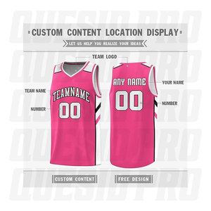 Nouvelle Collection Maillot de Basketball Unisexe Respirant Broderie d'Équipe Cousue Grande Taille Sublimation Broderie Basketball - Product Image 4