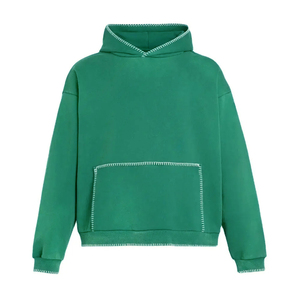 Sudadera con Capucha Extra Grande Unisex Personalizada, Color Morado Sólido, Felpa, Corte Casual, Diseño con Bolsillos, Ropa de Otoño - Product Image 6