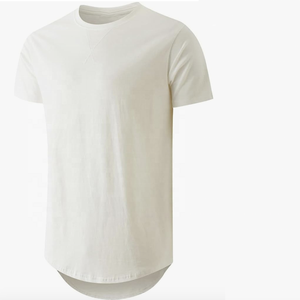 Hip Hop Moda Palangre Camiseta de algodón Cuello redondo ligero Premium Camisetas con mangas cortas - Product Image 4