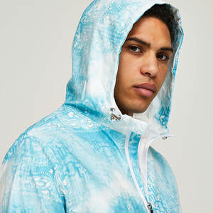 Chaqueta Cortavientos de Invierno con Capucha para Hombre, Parte Delantera de Lona, Ecológica, Transpirable, Ligera, Resistente al Viento, Tejido de Nailon/Poliéster - Product Image 5