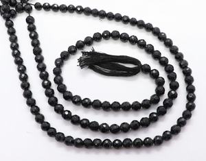 Natural Black Spinel Faceted Round <b>Ball</b> Beads 6 MM Black Spinel Gemstone Beads 14 Inch Faceted Black Spinel Round Beads Jewelry - Product Image 6