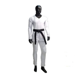 Tenue d'entraînement d'arts martiaux personnalisée avec logo, directement de l'usine – Ensemble léger et durable de Taekwondo et Karaté avec ceinture premium - Product Image 4