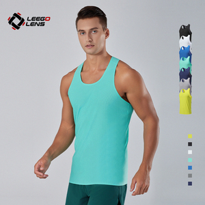 2025 Unisex Quick Dry Sleeveless Running Vest Lightweight Breathable Polyester Sports <strong>Tank</strong> Top for Marathon Fitness Training