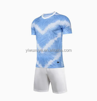 Maillot de football personnalisé, uniforme de football, ensemble complet, 100% polyester respirant, nom de l'équipe, nom du joueur