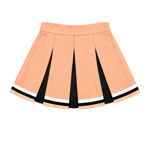 Jupe plissée de cheerleading Peach pour femmes et filles, idéale pour les équipes sportives, les spectacles de danse, l'entraînement, les compétitions et les tenues de sport scolaires - Product Image 2