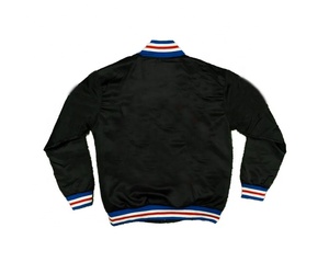 2025 Best Satin Baseball Jacket Custom High Quality Solid Color Varsity Jacket Fashion Top Quality Jacket <b>Men</b> And Women - Product Image 2