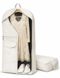 Wholesale Direct Factory <b>Foldable</b> Luxury Custom Printed Canvas High Quality Zipper Closure Wedding Dress Muslin Garments <b>Bags</b> - Product Image 5