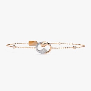 New Handmade Wonders Bracelet 18k Yellow/ White/ Rose Gold Chain Moissanite Bracelet Bangle Diamond Bracelet Gift for - Product Image 1