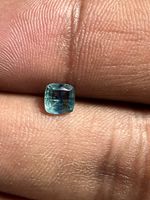 Kyanite naturelle bio-couleur, pierre précieuse facettée en forme de coussin, provenant d'Afrique, pour la fabrication de bijoux, bleue