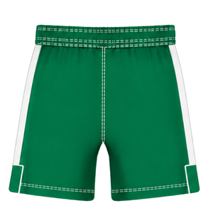 Conjunto de Uniforme de Rugby Verde Esmeralda y Blanco de Manga Corta, Jersey de Rugby a Rayas con Cuello Redondo, Pantalones Cortos con Cordón, Rendimiento Atlético - Product Image 6