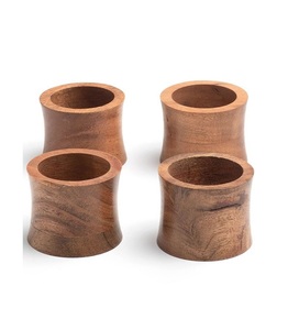 Wholesale <b>Cheap</b> Price Wood Napkin <b>Ring</b> Eco-Friendly Natural Finishing Luxury Style Best Quality <b>Wedding</b> Home Hotel Restaurant - Product Image 1