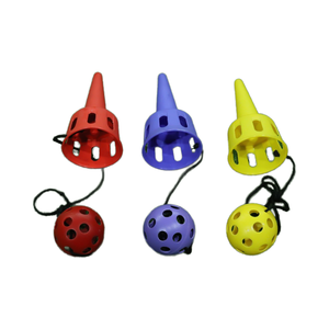 Vinson Durable Plastic Kids Cup Ball Catcher Game | Juguete de coordinación mano-ojo para deportes y juegos - Product Image 1