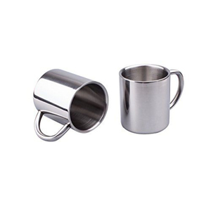 Antique Double Wall <b>Insulated</b> <b>Mug</b> Custom Logo Stainless Steel Coffee <b>Mug</b> Office Metal Tea Cup With Handle Home & Hotels Use - Product Image 2